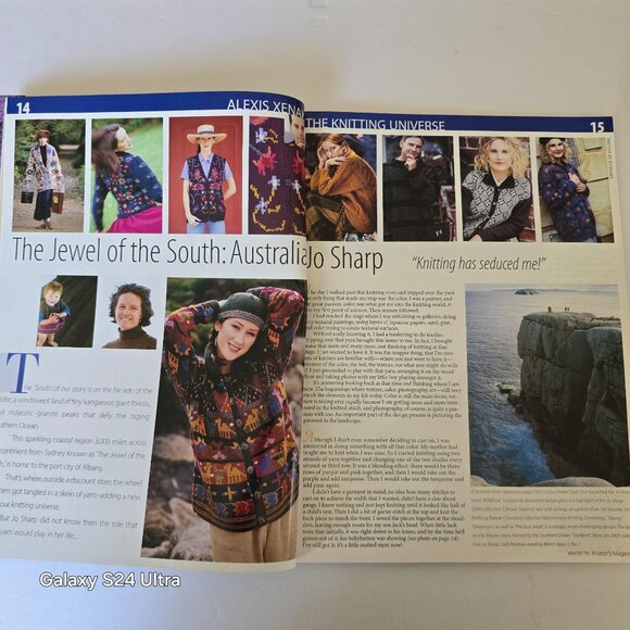 Knitters Magazine Winter 1999 Issue No.57 With Features On Unisex Sweater Design - Picture 5 of 16